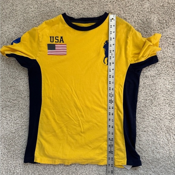 Polo Ralph Lauren Boys Large Pony USA T-Shirt Size Large - Picture 9 of 9
